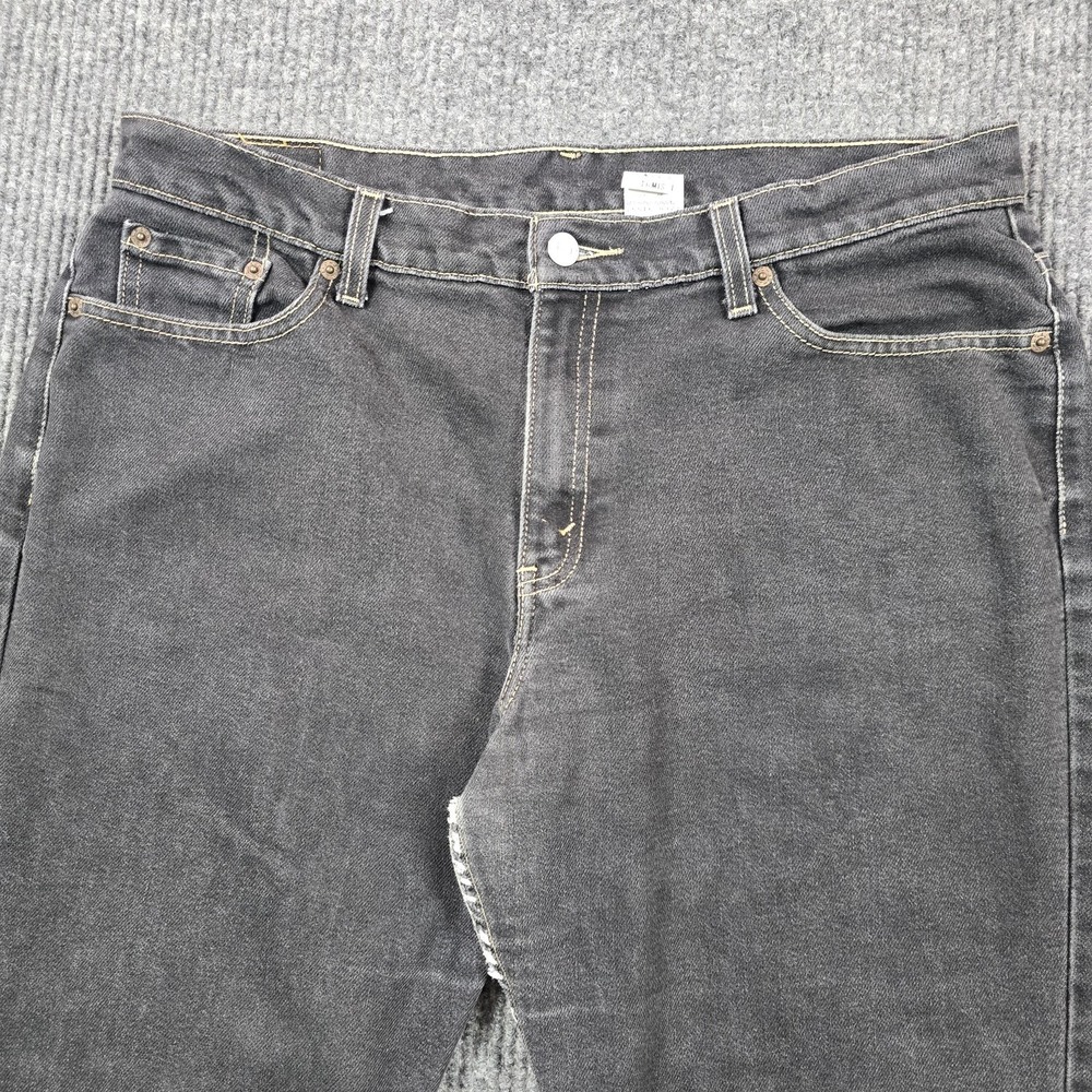 VTG Levis 515‎ Jeans Womens 16 Gray Charcoal Wash Low Rise Bootcut Denim 34x31